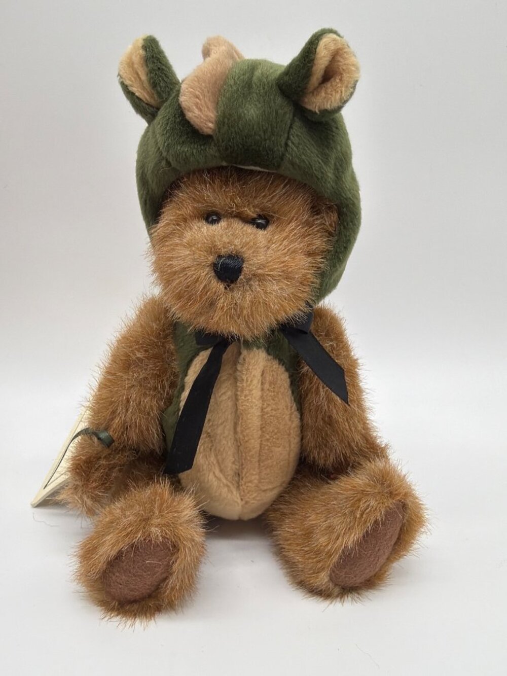 Boyd’s "Edmund" Teddy Bear Dinosaur Plush Toy 11" Brown & Green Soft Collectible